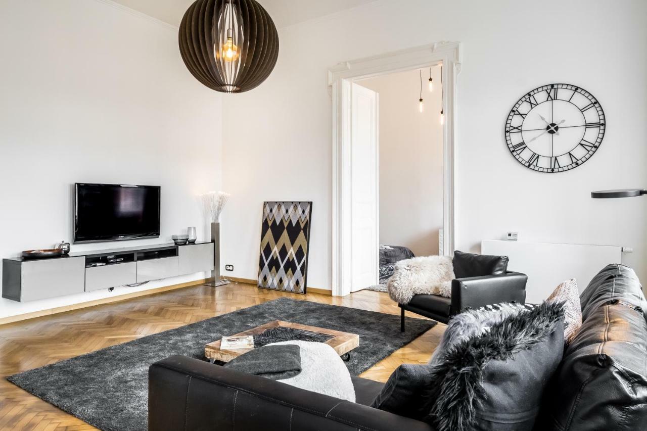 Bpr Luxe De Noir Et Blanc Apartment Budapešť Exteriér fotografie